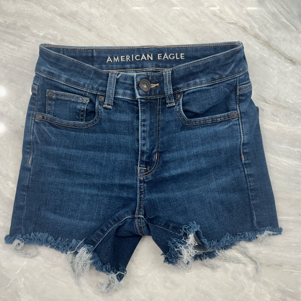 American Eagle Outfitters Dark Blue Jean Shorts